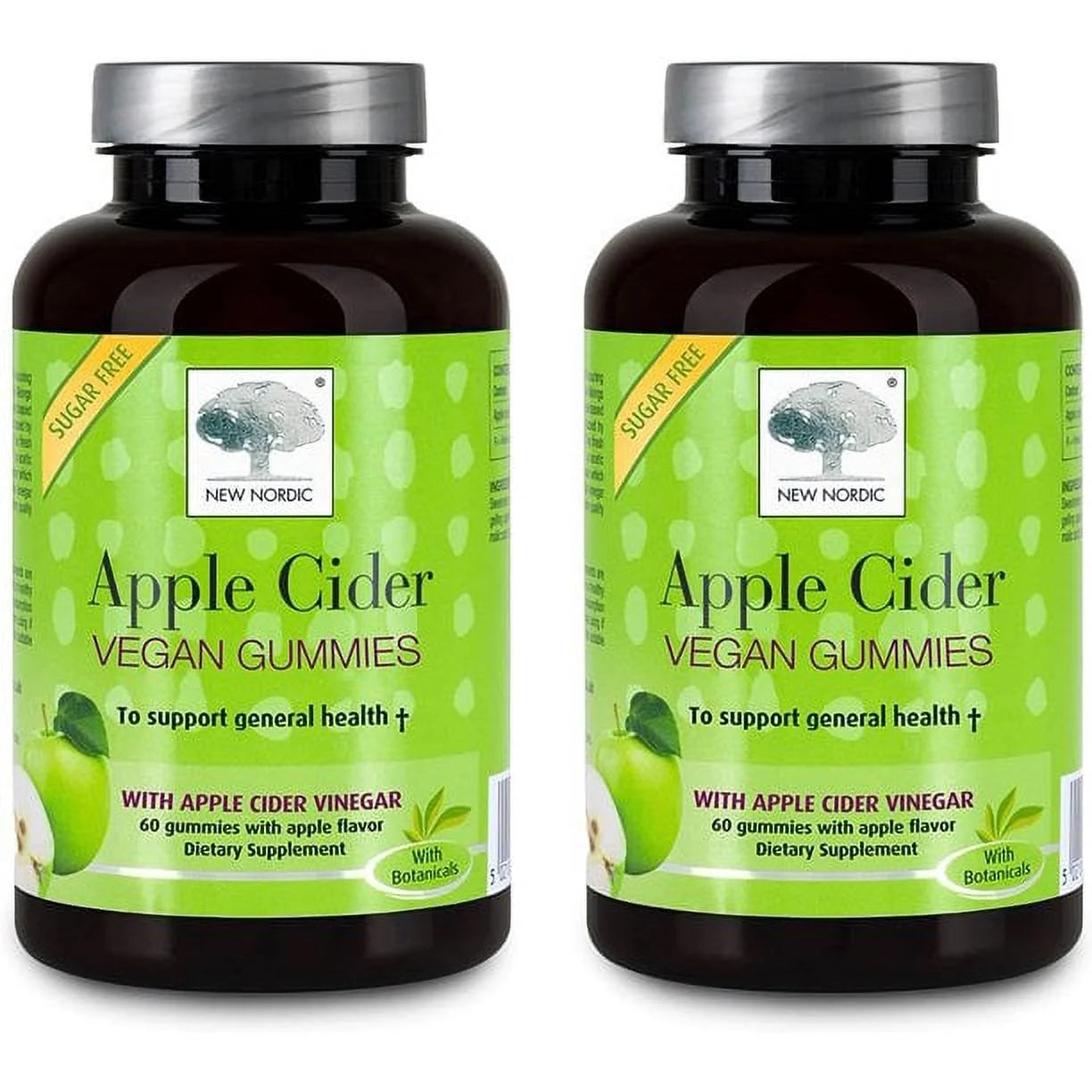 Apple Cider Gummies | ACV Wellness Supplement | 60 Count (Pack of 2)