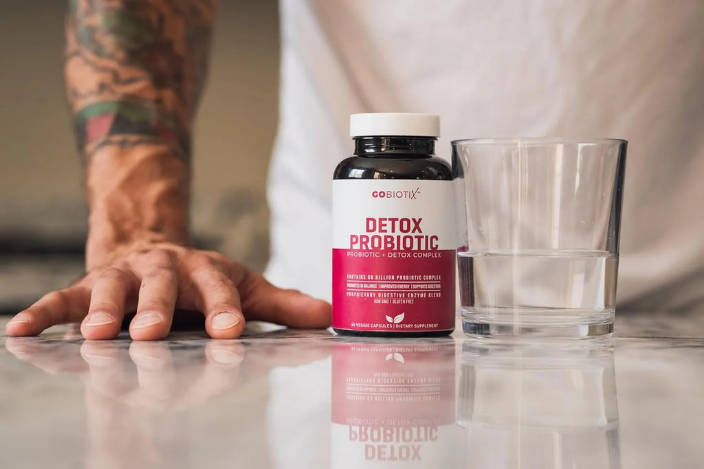 Detox Probiotic with Digestive Enzymes for Gut Health and Liver Support, 60 Capsules