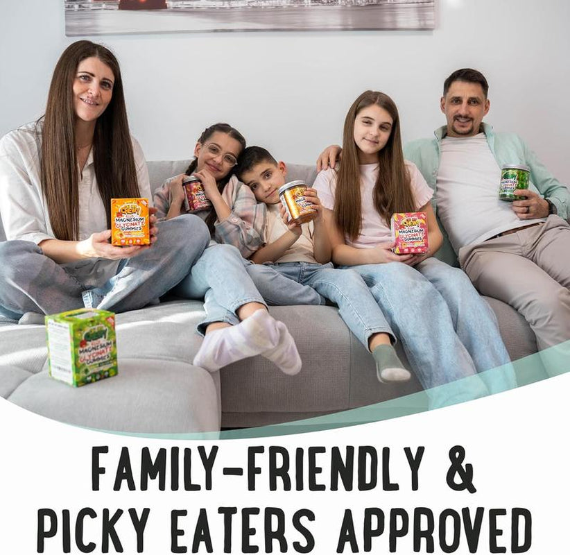 Center-Filled Magnesium Glycinate Gummies 400Mg – High-Absorption for Sleep & Muscle Recovery – Vegan, Pectin-Based, Non-Gmo Healthcare Dietary