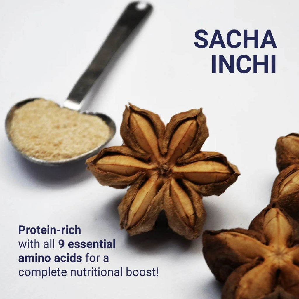 Natural Organic Sacha Inchi Protein Powder by , Complete Plant Based Protein - 250G