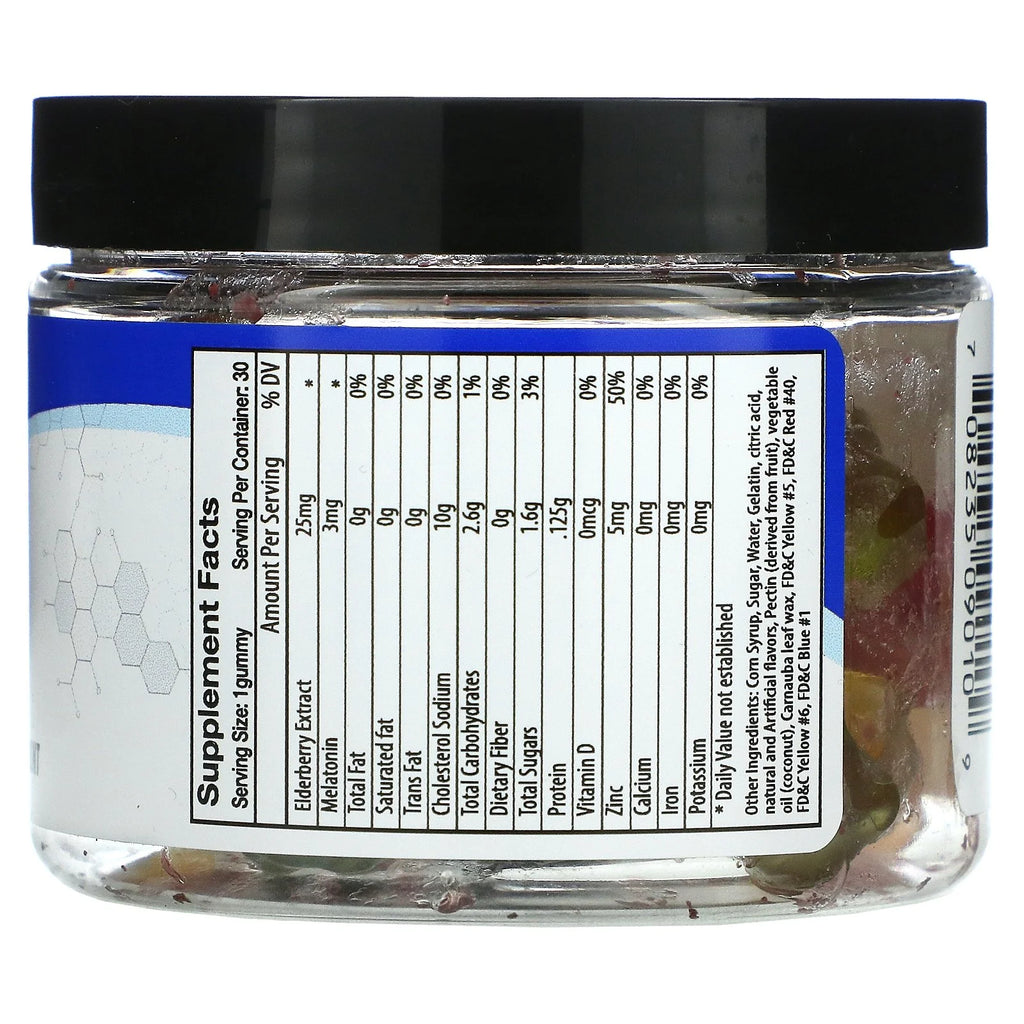Absolute Immunity, Sleep Immunity Gummies with Elderberry, Zinc, Melatonin, 30 Gummies,