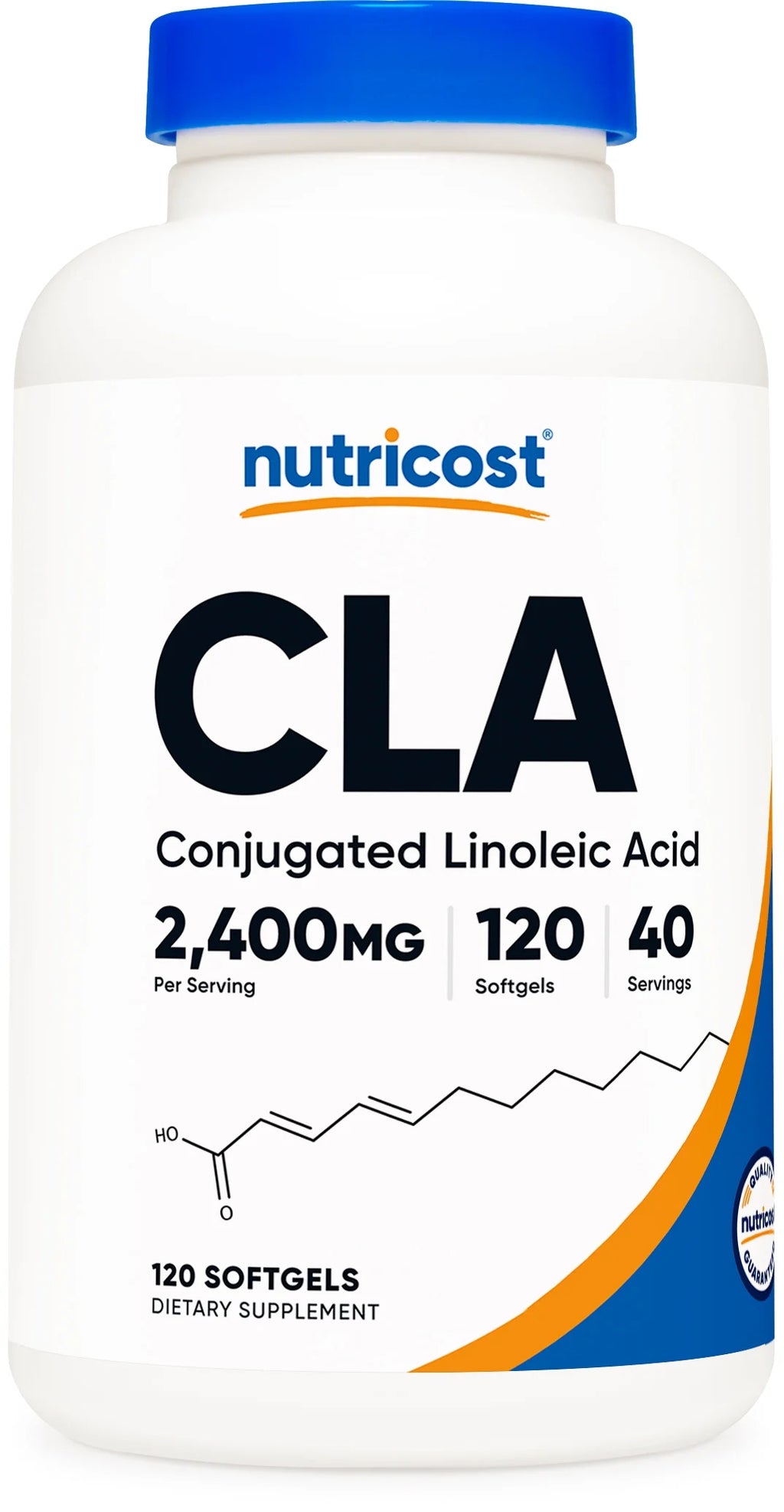 CLA (Conjugated Linoleic Acid) 2,400Mg, 120 Softgels - Gluten Free, Non-Gmo, 800Mg per Softgel