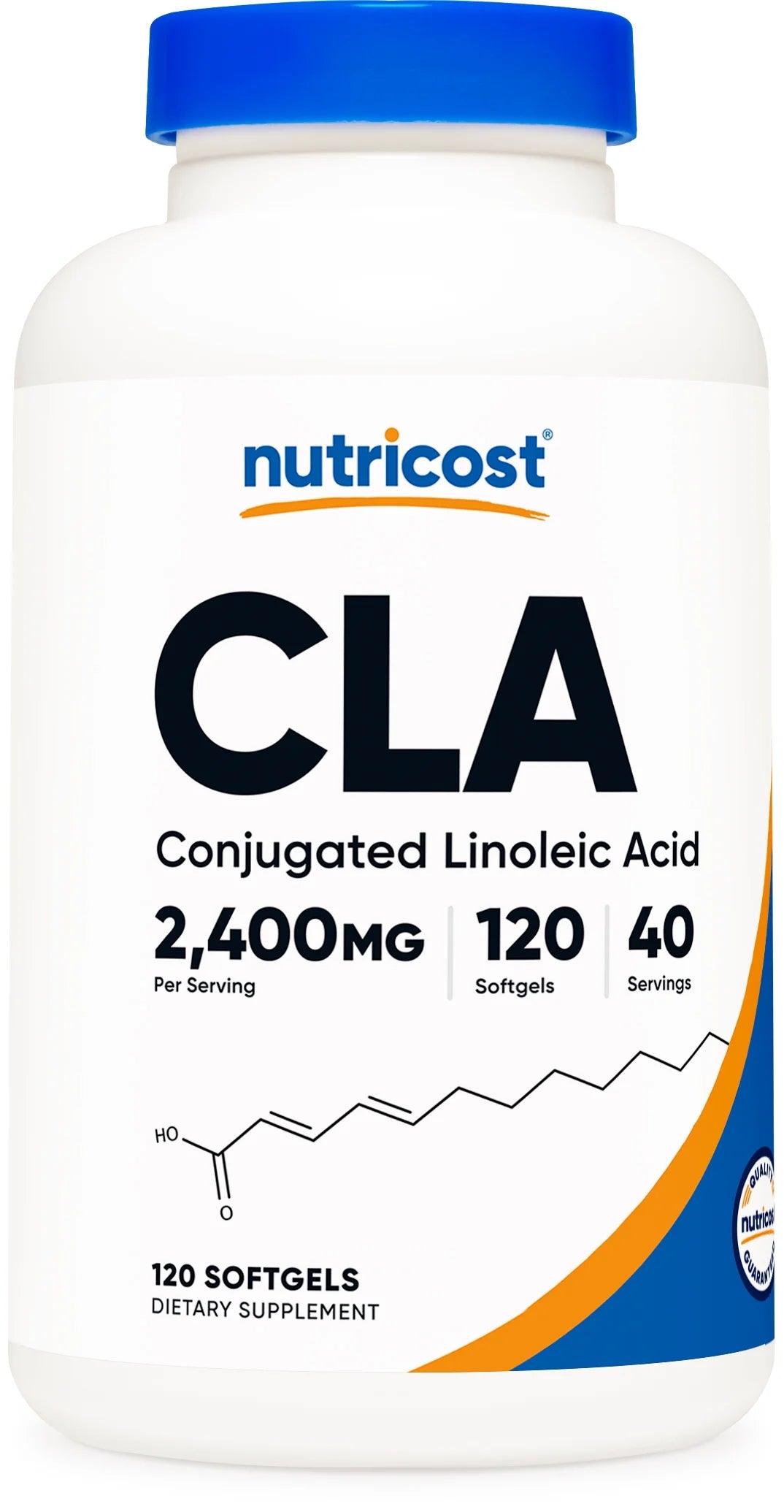 CLA (Conjugated Linoleic Acid) 2,400Mg, 120 Softgels - Gluten Free, Non-Gmo, 800Mg per Softgel