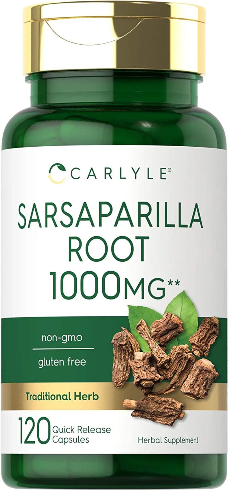 Sarsaparilla Root Extract 1000Mg | 120 Capsules for Men and Women | by