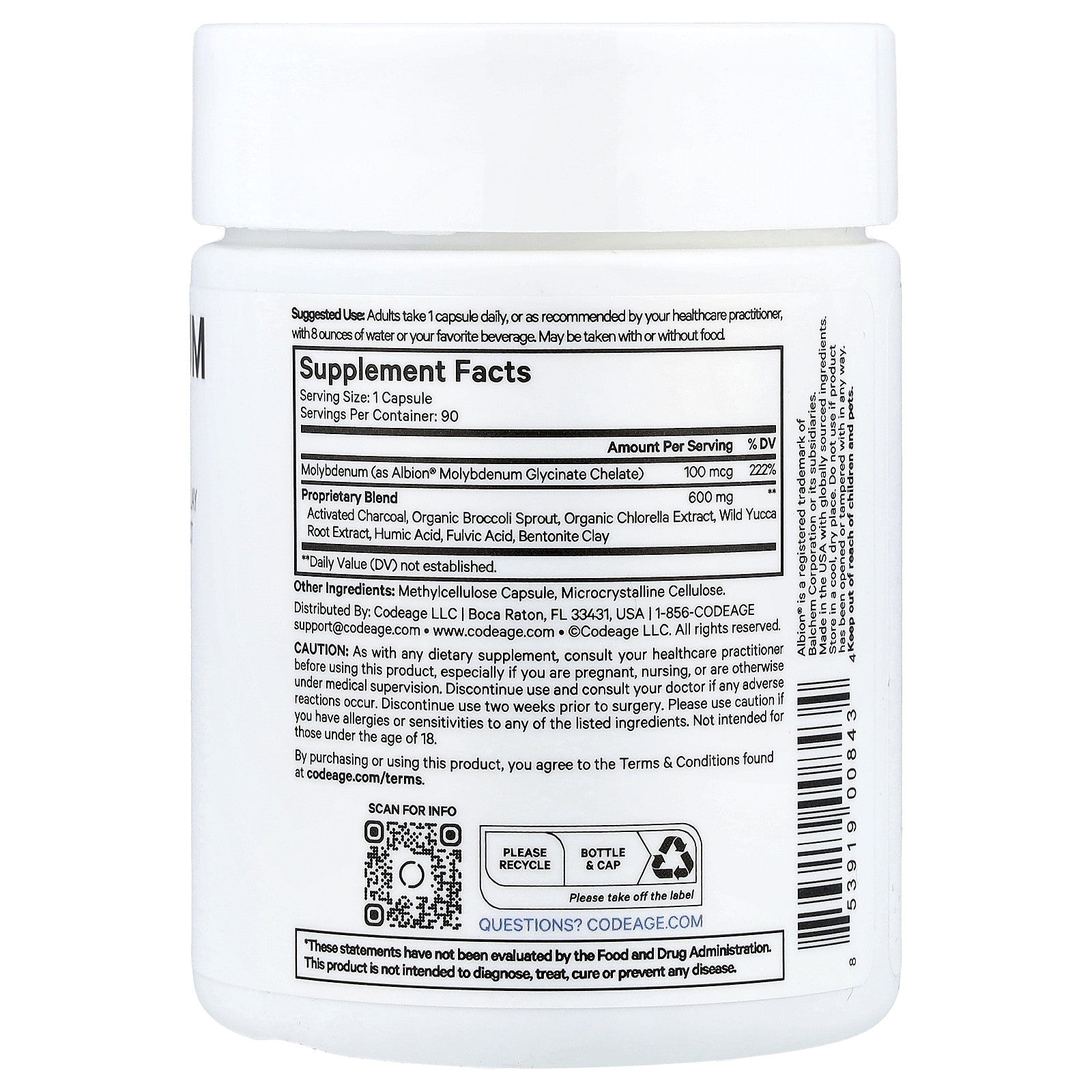 Full Spectrum Binder+, 90 Vegetable Capsules