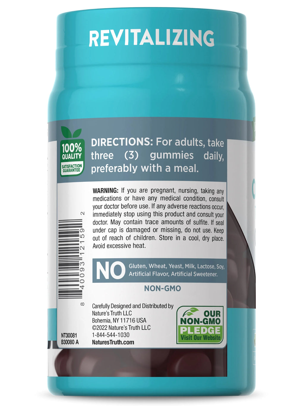 Natural Mixed Fruit Flavor Multi Collagen 60 Gummies