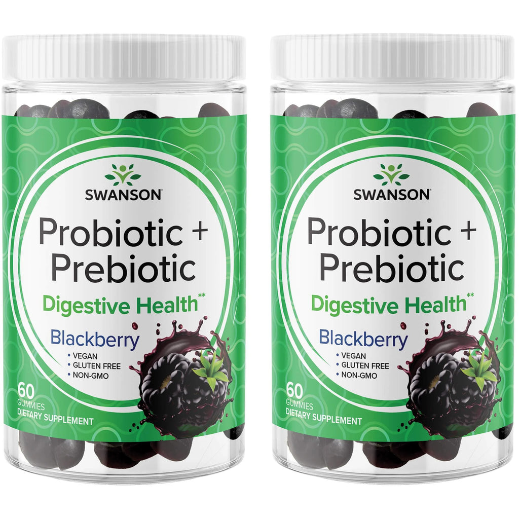 Probiotic + Prebiotic Gummies - Blackberry 2 Pack