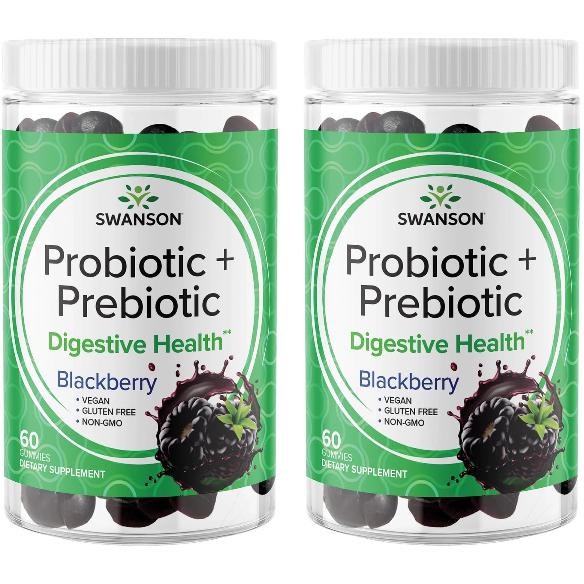 Probiotic + Prebiotic Gummies - Blackberry 2 Pack