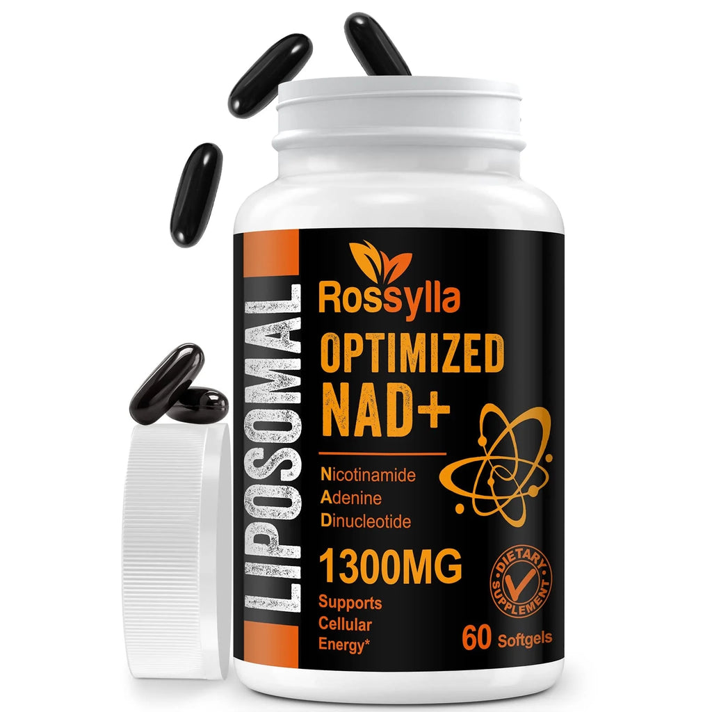 1300 MG Liposomal NAD+ Supplement | Highest Absorption | Purest NAD Supplemet to Boost NAD+ Effetively | Boosting NAD+ Supplement for Aging Defese, Cellular Energy, Longevity | 60 Count