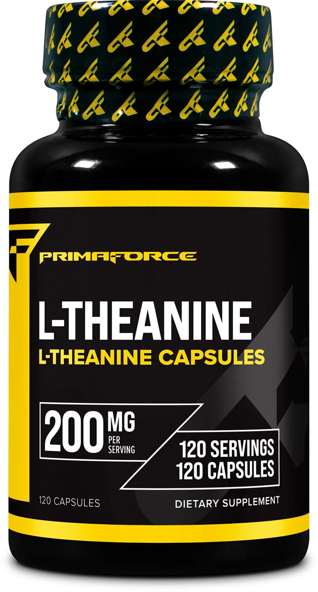 L-Theanine Capsules (120 Capsules, 200Mg L-Theanine per Serving) - Theanine Amino Acid Supplement