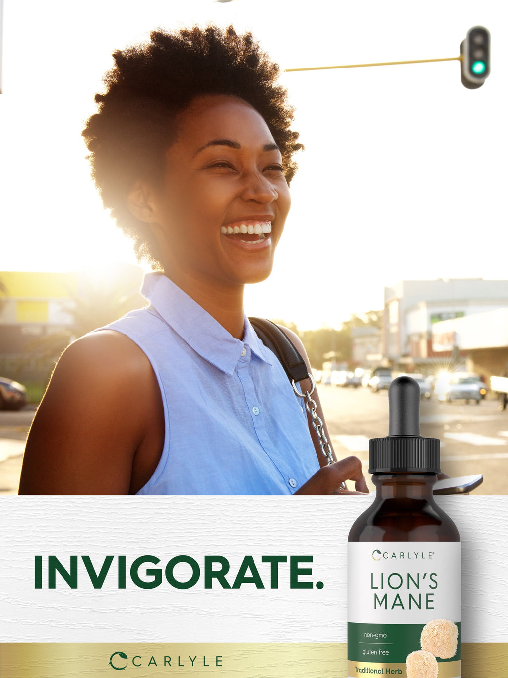 Lions Mane Mushroom Supplement | 2 Fl Oz | Vegetarian | Non-Gmo, Gluten Free | by