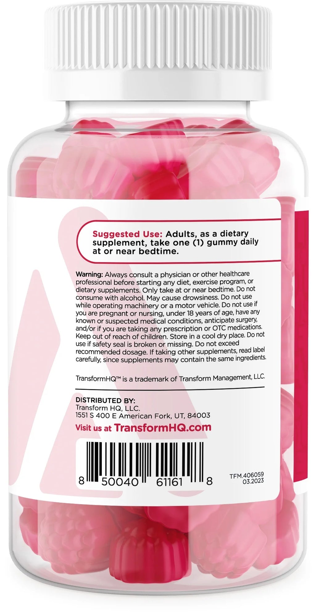 Melatonin (5Mg) 180 Gummies, Strawberry Flavored - Gluten Free, Non-Gmo