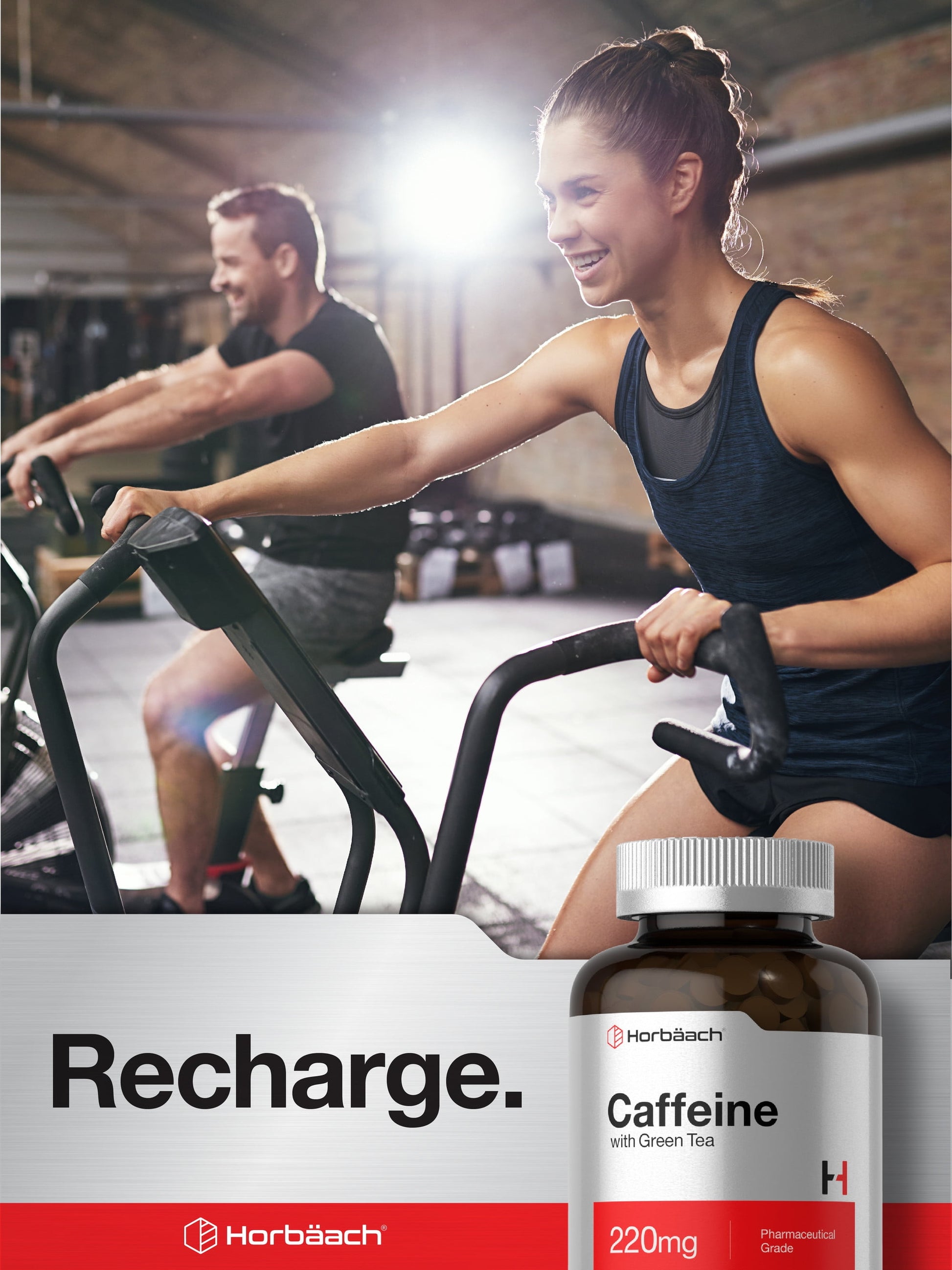 Caffeine Pills 220Mg with Green Tea | 500 Vegetarian Tablets for Men and Women | by