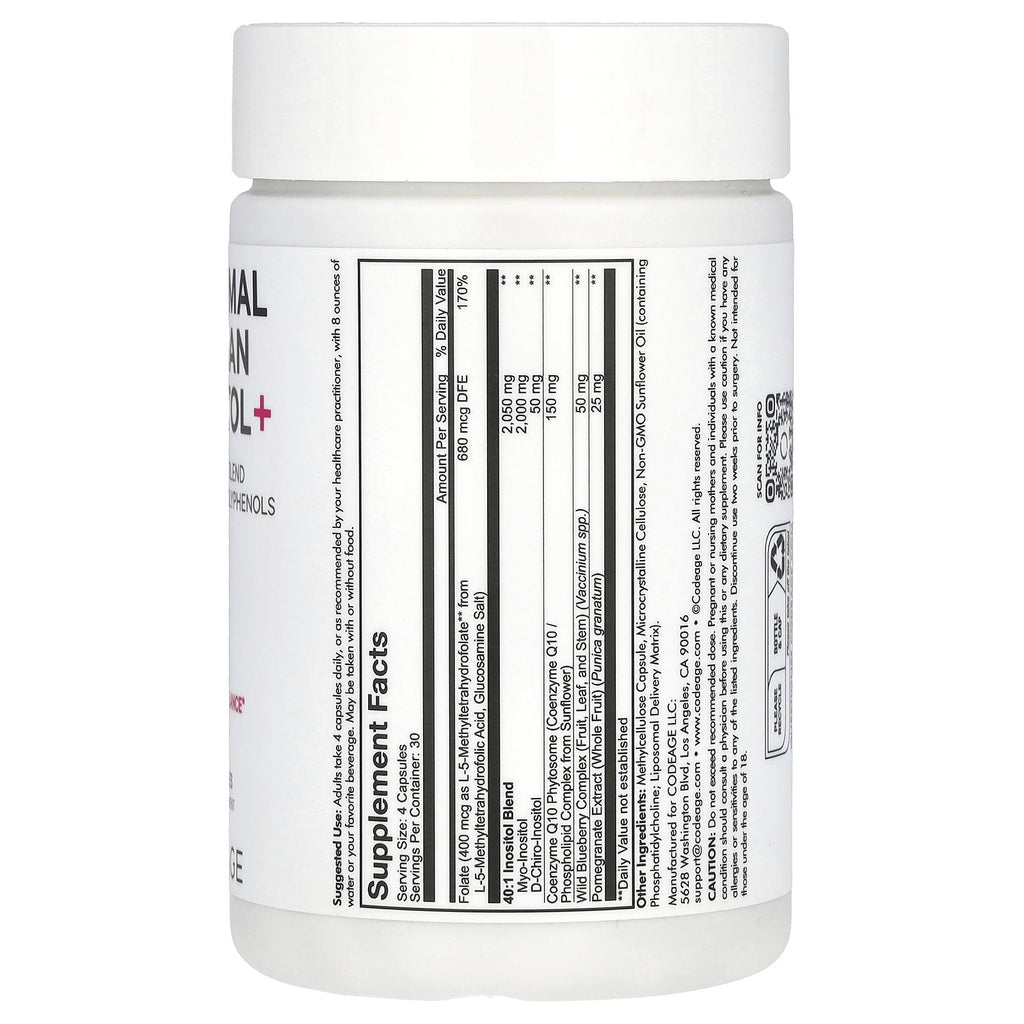 Liposomal Ovarian Inositol+, 120 Capsules