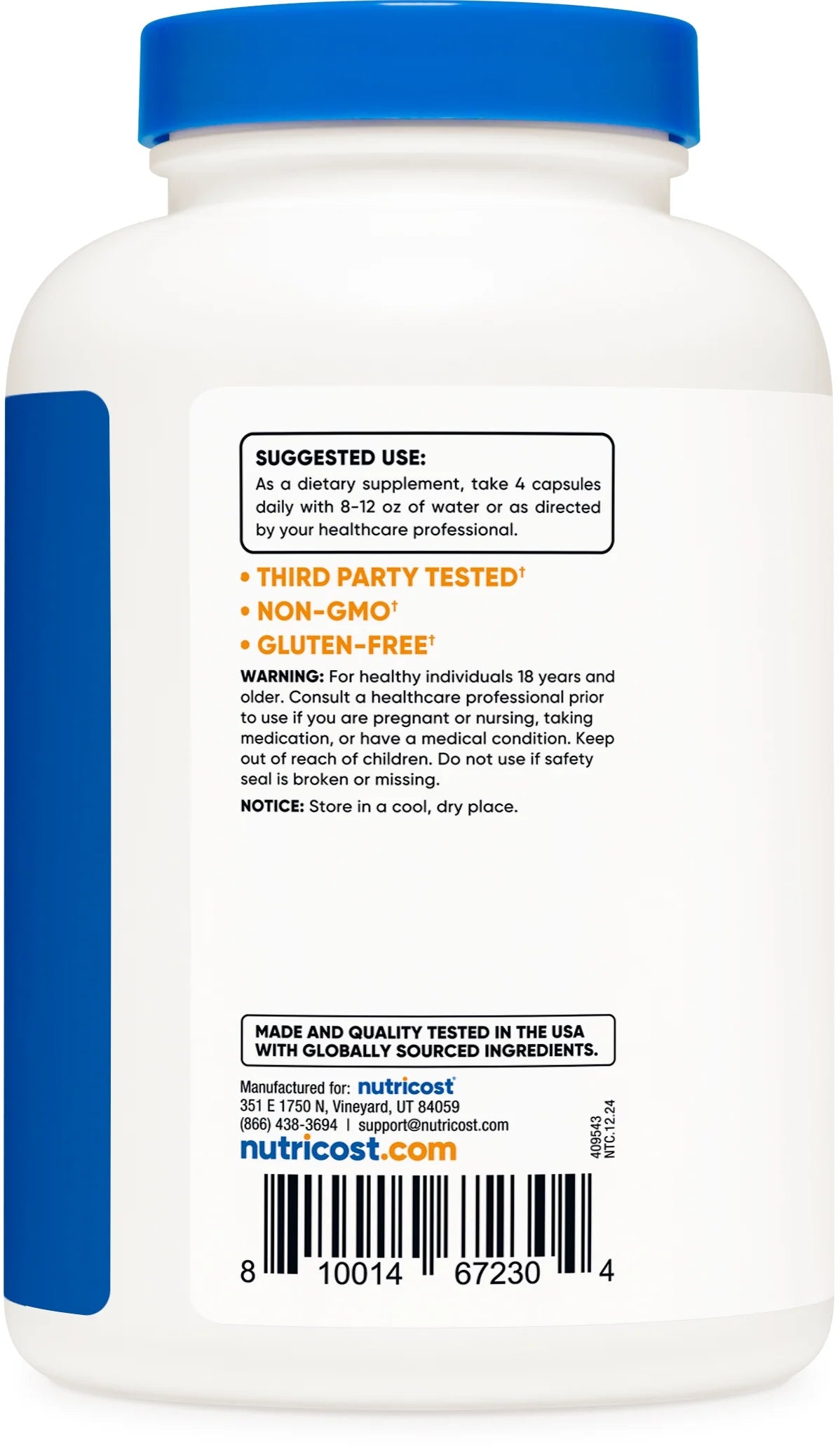 Grass Fed Desiccated Beef Liver Supplement 240 Capsules, 3000Mg (750Mg per Cap)