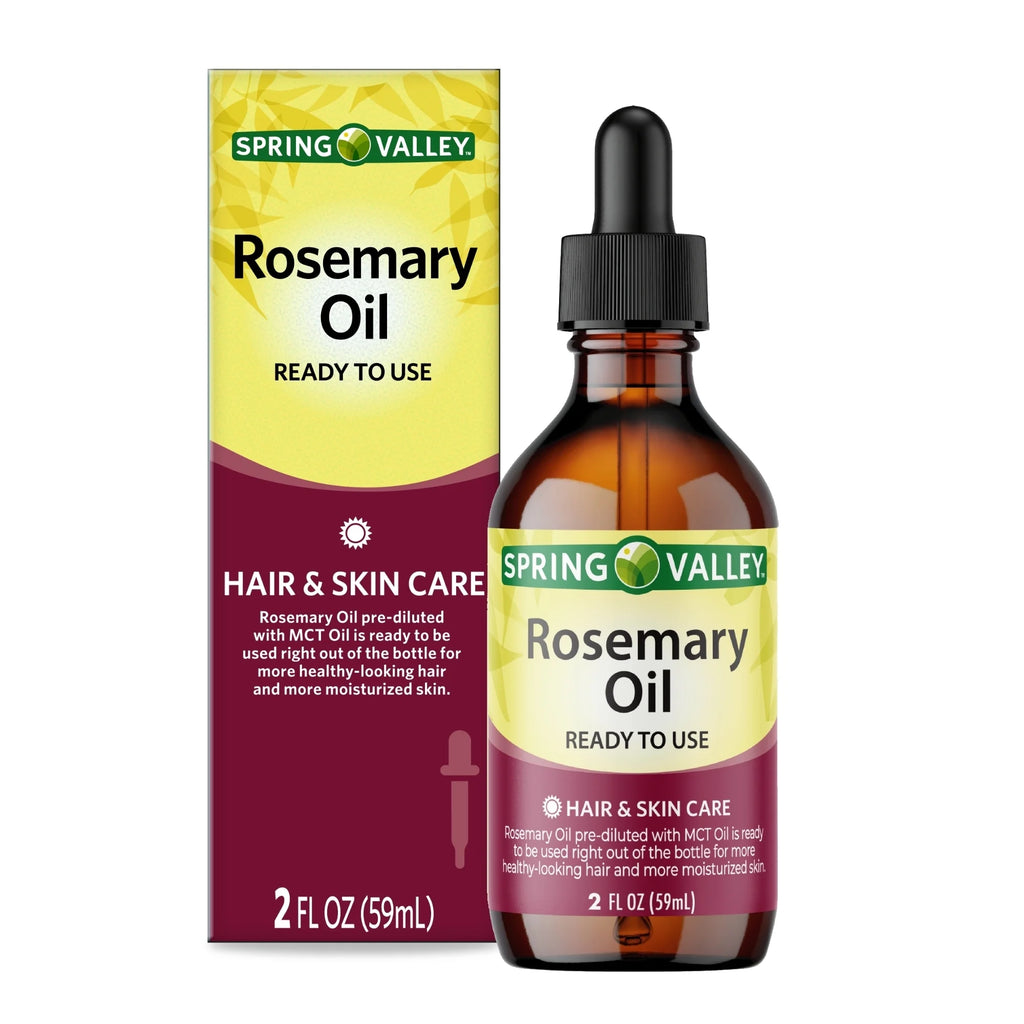 Rosemary Oil Supplement for Hair and Skin Health, 2 Fl Oz