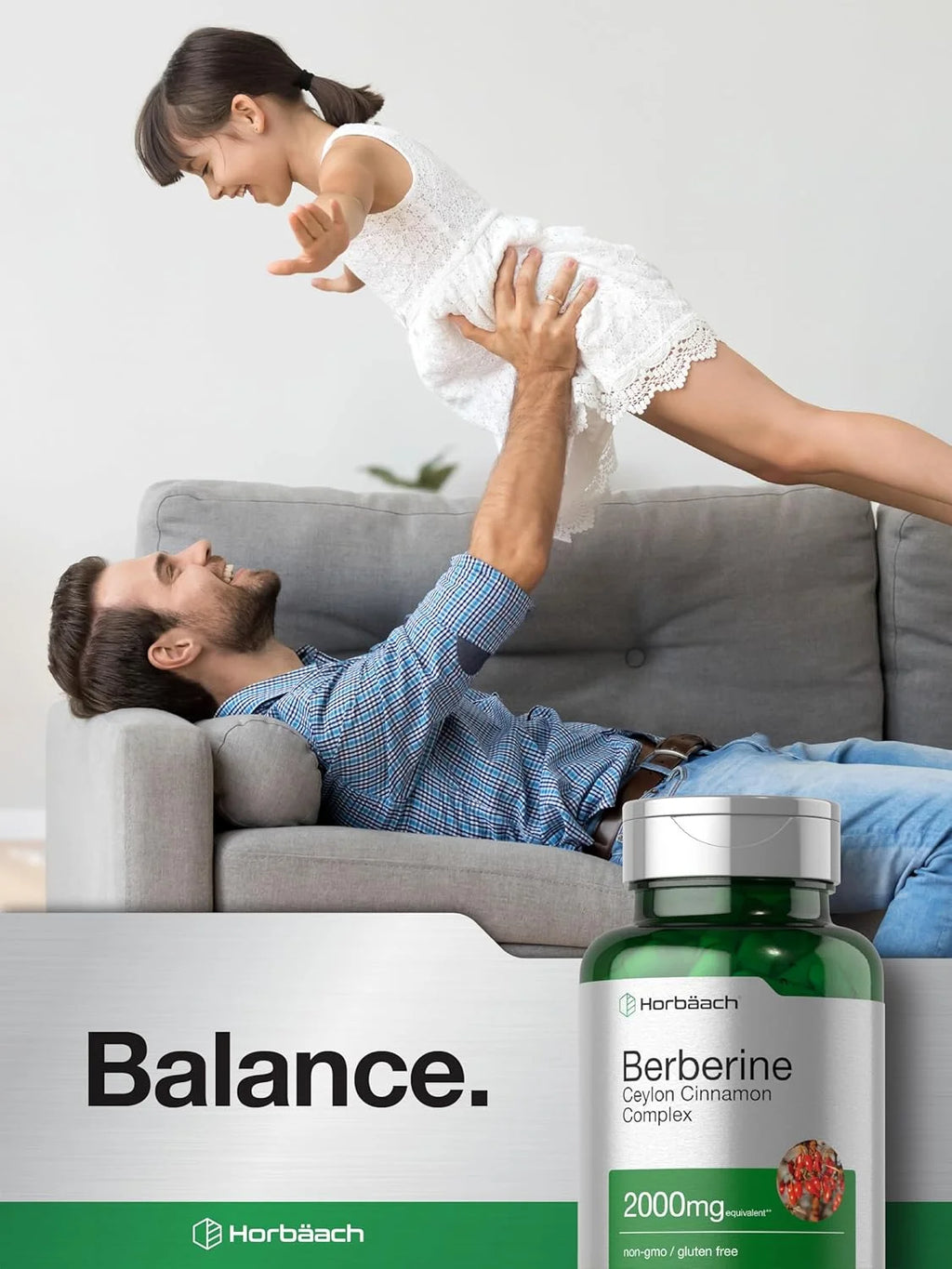 Berberine with Ceylon Cinnamon | 2000Mg | 120 Capsules | by