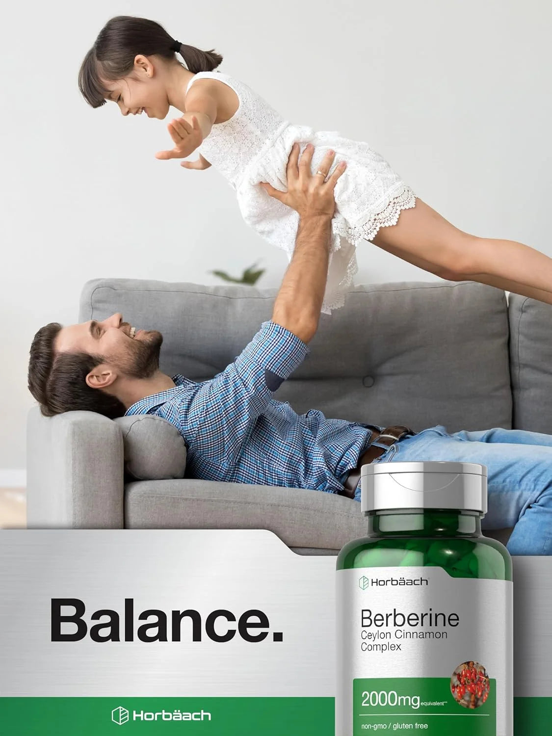 Berberine with Ceylon Cinnamon | 2000Mg | 120 Capsules | by