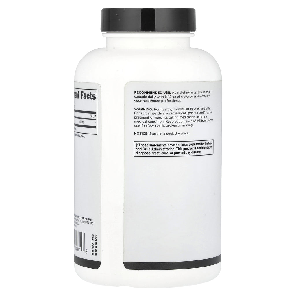 L-Tyrosine, 500 Mg , 180 Capsules