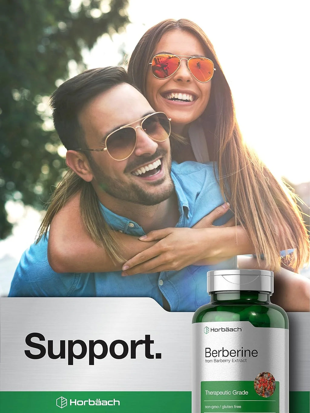 Berberine Hcl | 120 Capsules for Men and Women | by