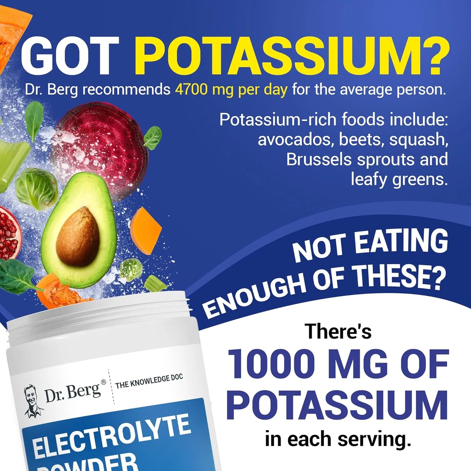 Electrolyte Powder - Raspberry & Lemon Hydration Powder, 100 Servings