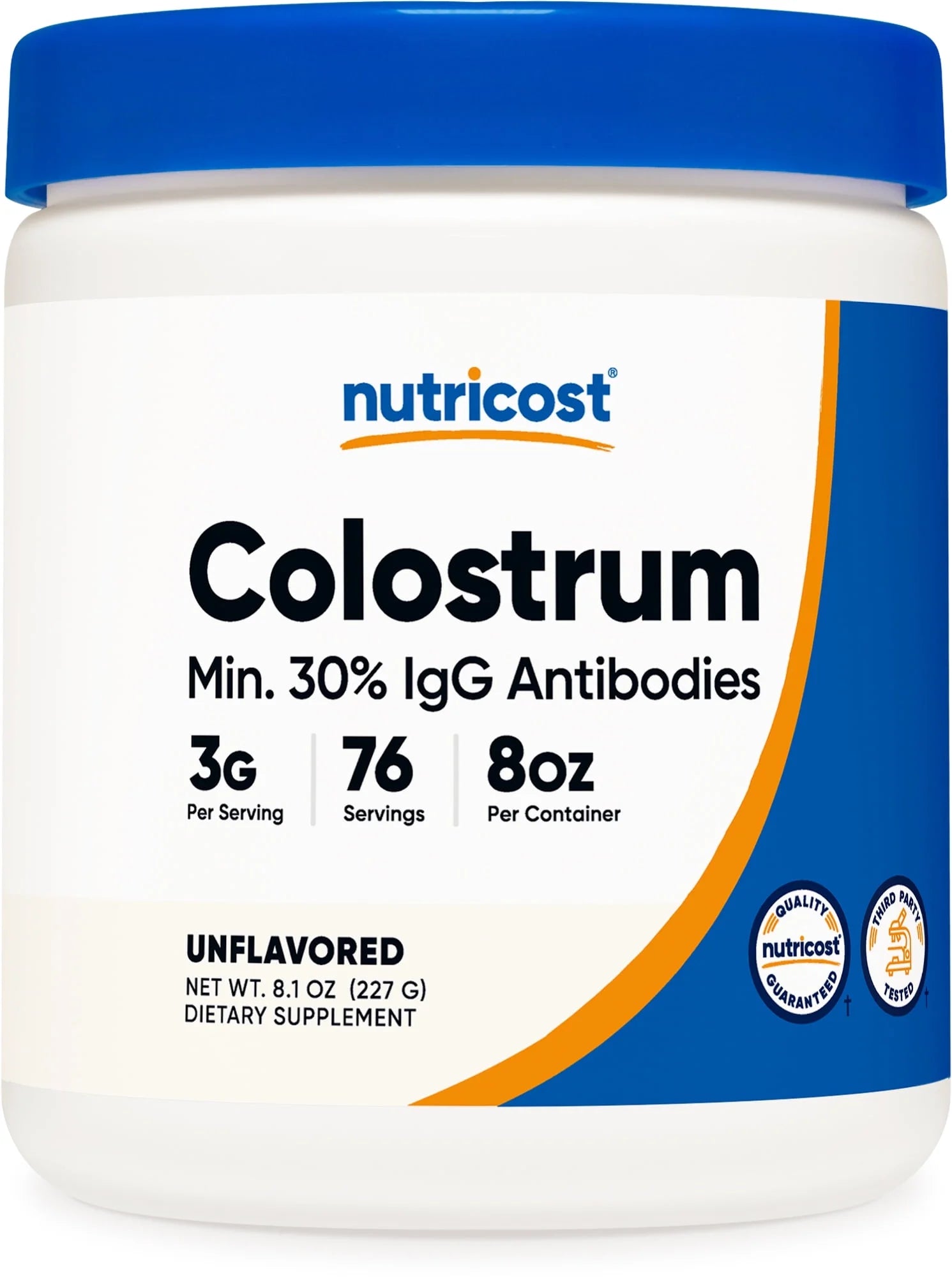Colostrum Powder 8 Oz, 76 Servings - Non-Gmo Supplement