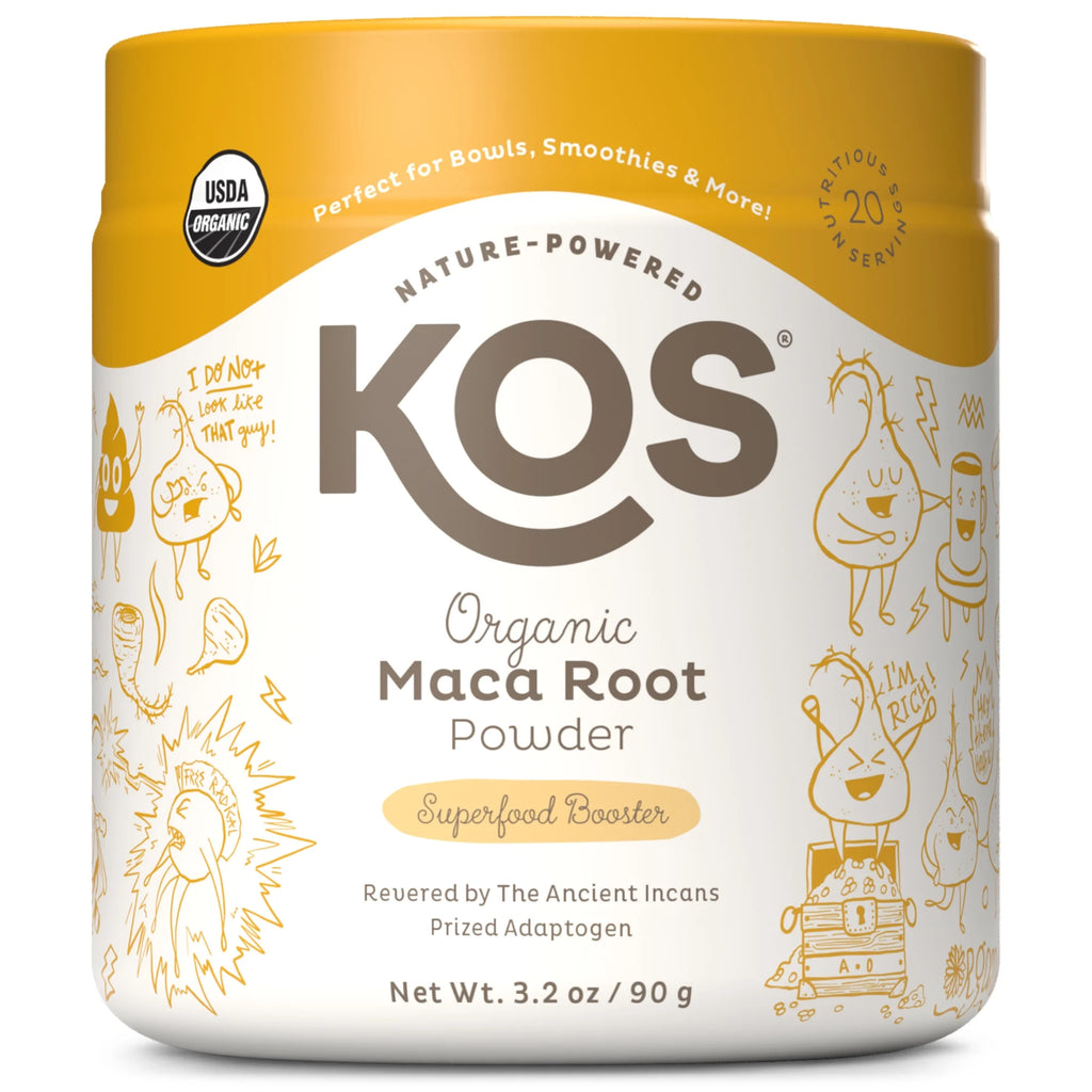 Organic Maca Root Powder - Vegan Superfood Booster, Gluten Free, Non GMO - 3.2 Oz, 20 Servings