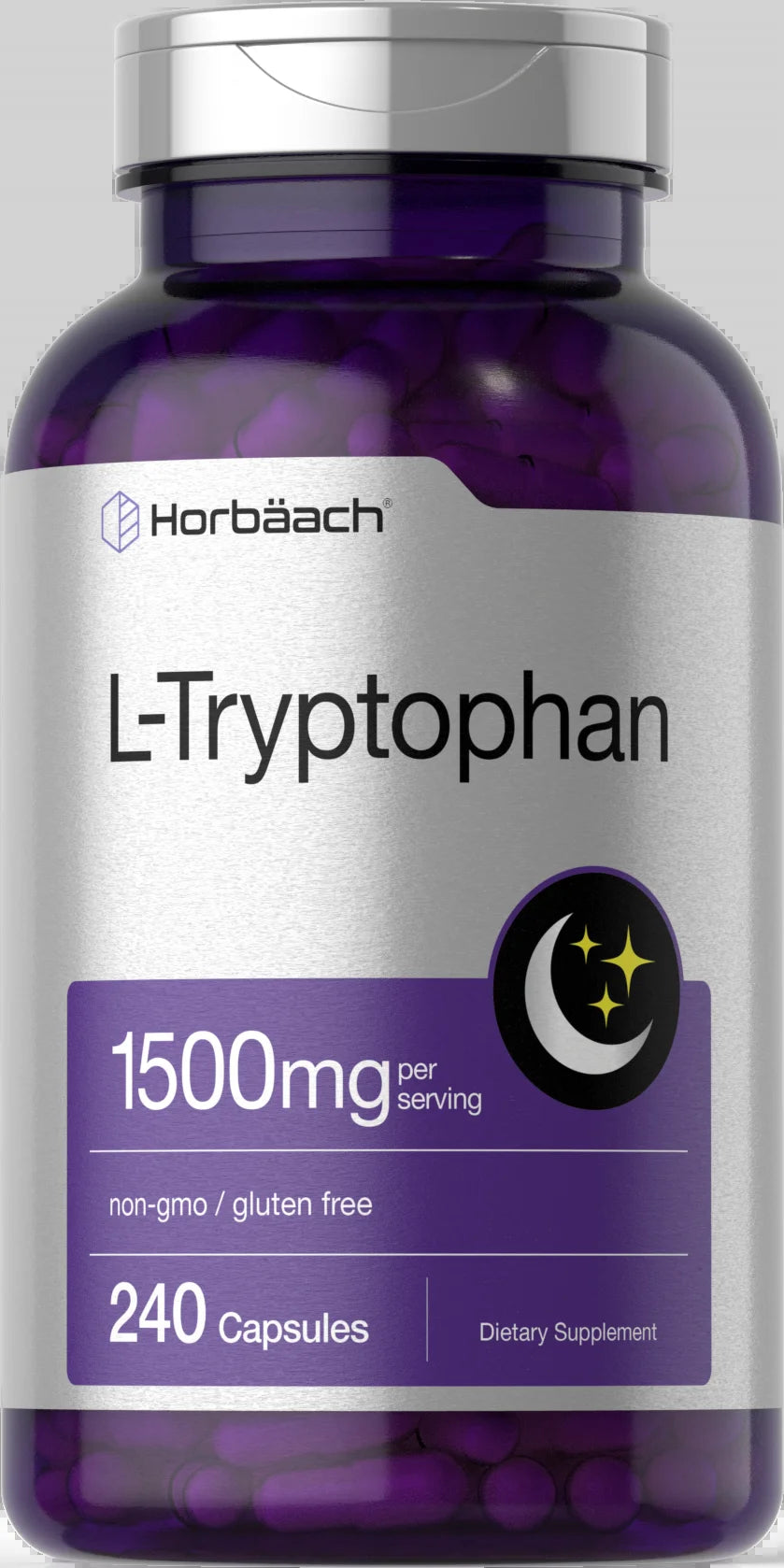 L Tryptophan 1500Mg | 240 Capsules | Extra Strength | by