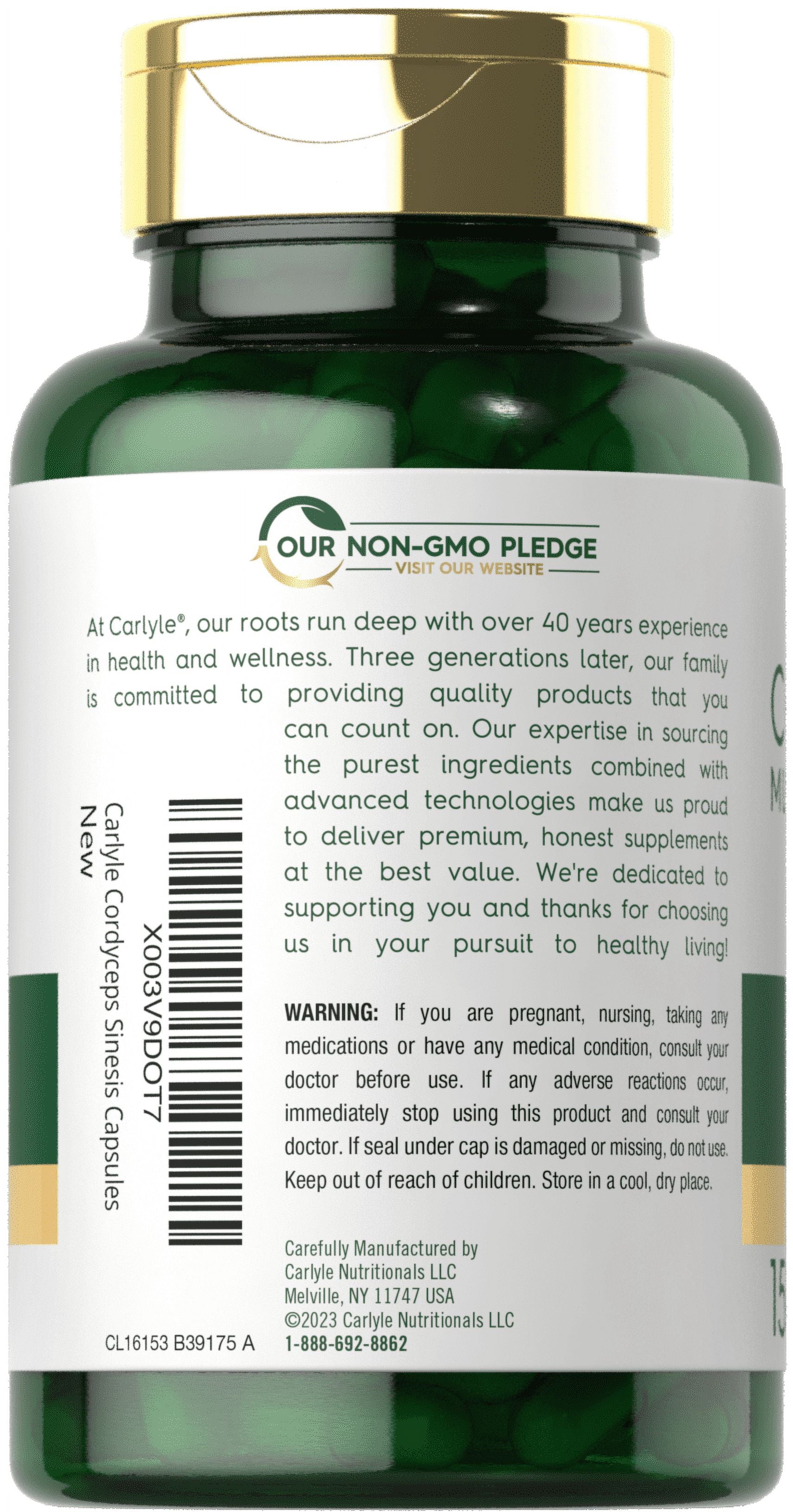 Cordyceps Mushroom Capsules 1000Mg | 150 Count | CS-4 Strain Mushroom Extract | Non-Gmo and Gluten Free | by