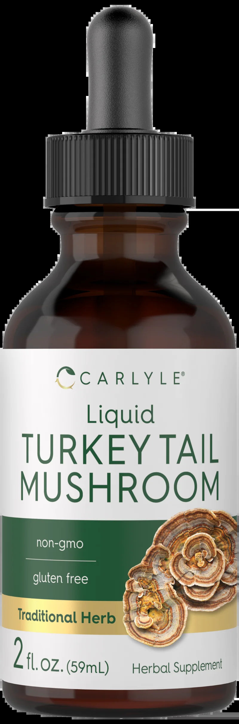 Turkey Tail Mushroom Liquid Extract | 2 Fl Oz | Vegetarian Tincture | Non-Gmo, Gluten Free | by