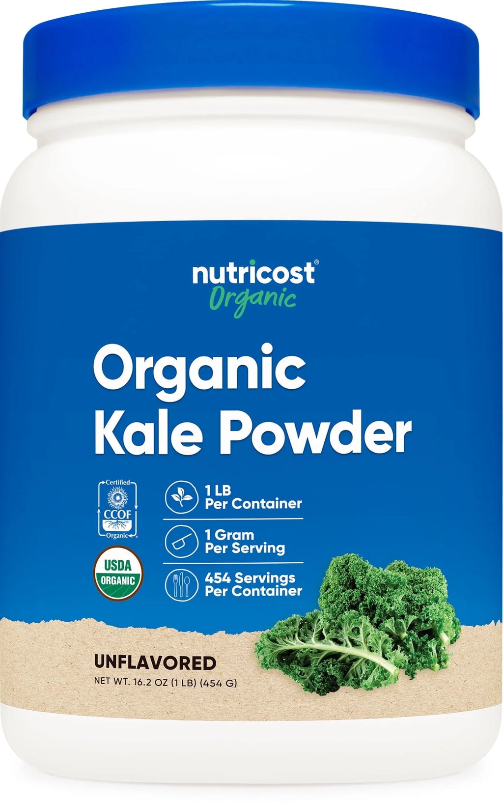 Organic Kale Powder 1LB - All Natural Supplement
