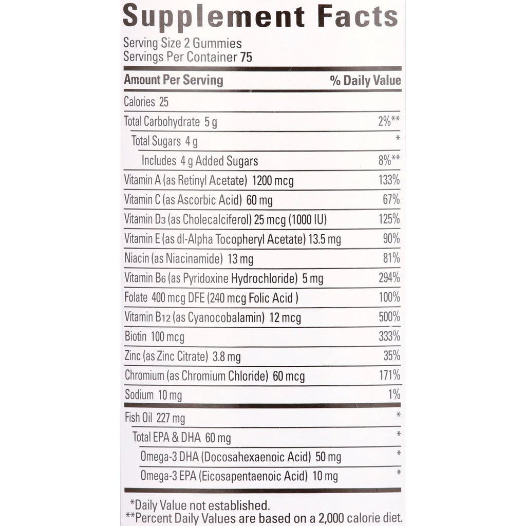 NATUREMADE ADULT GUMMIES, MULTI for HER 150 GUMMIES