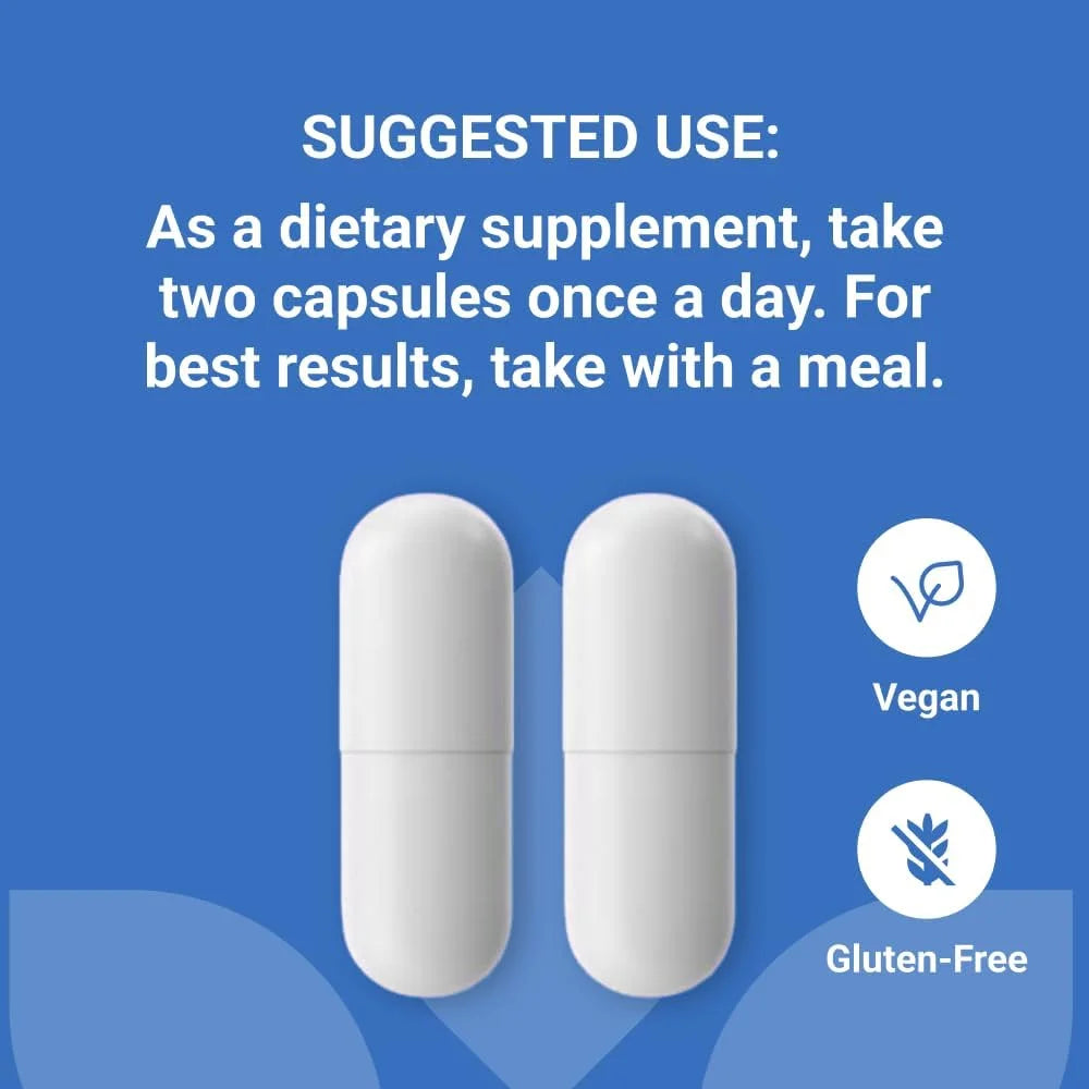 Premium Glutathione 500Mg - Glutathione Supplement - Antioxidant Support - Liver Support - 60 Capsules