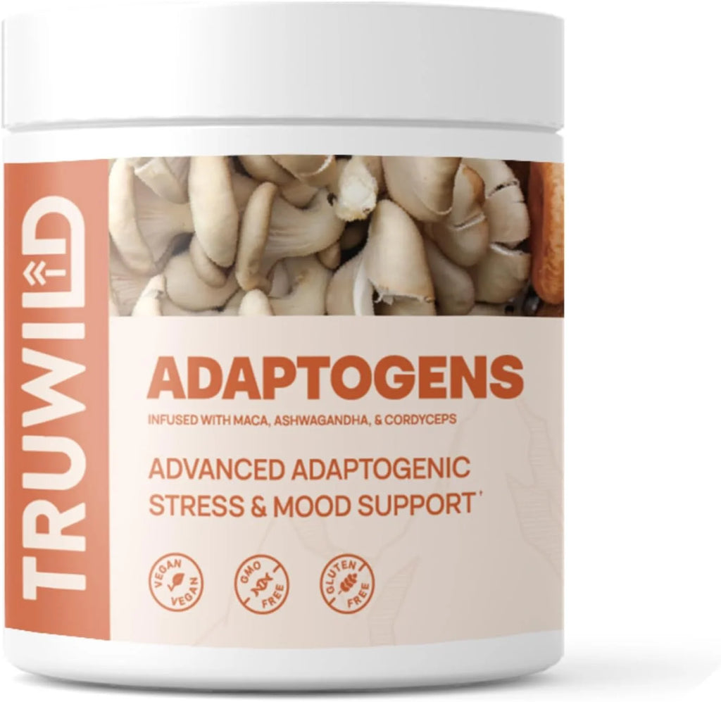Adaptogen Blend with Cordyceps Maca Ashwagandha - Full Spectrum Mushroom Blend for Daily Support and Function – All Natural Formula with 7 Key Ingredients – 60 Capsules