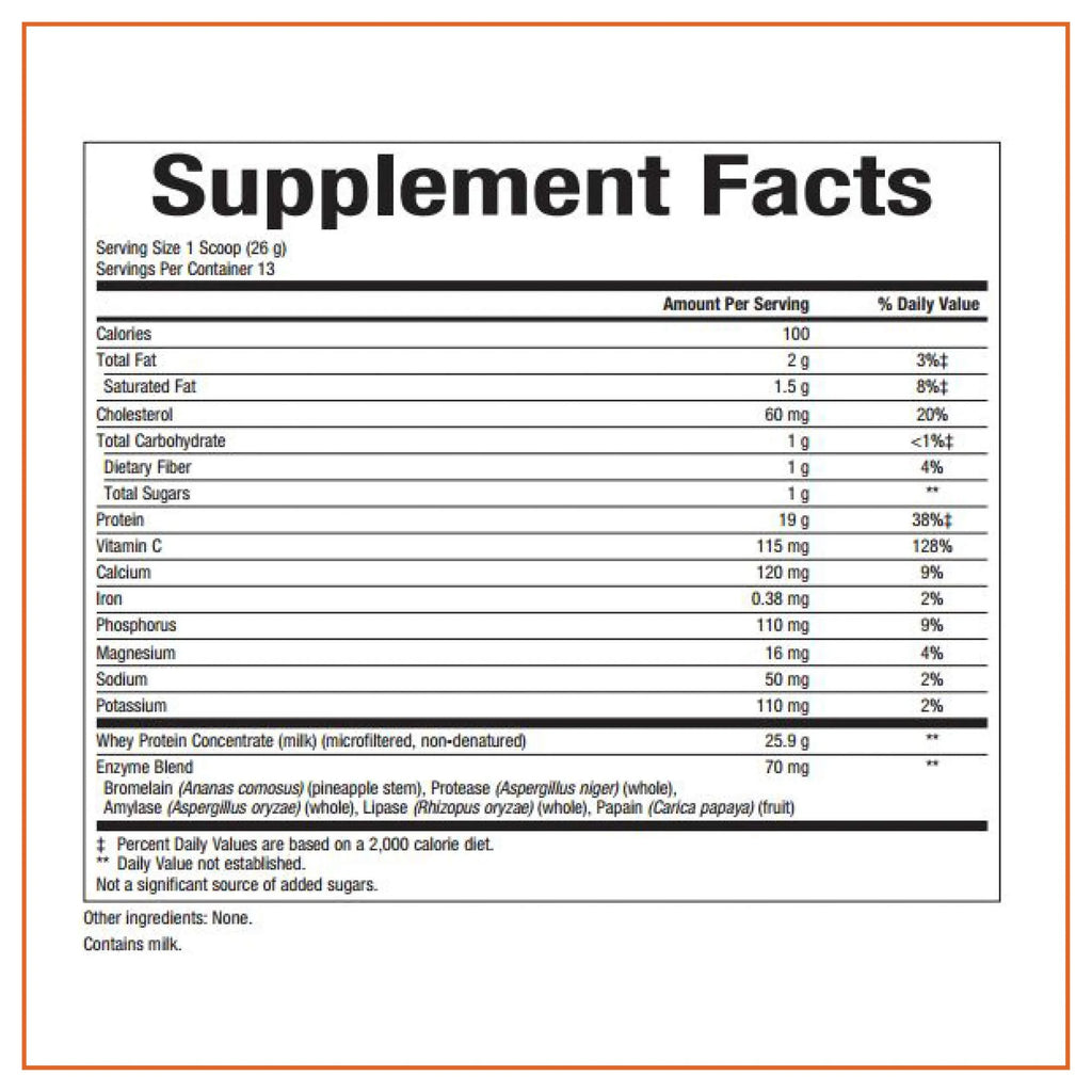 Whey Factors, Grass Fed Whey Protein Concentrate, Aids Muscle Development and Immune Health, Unflavored, 12 Oz