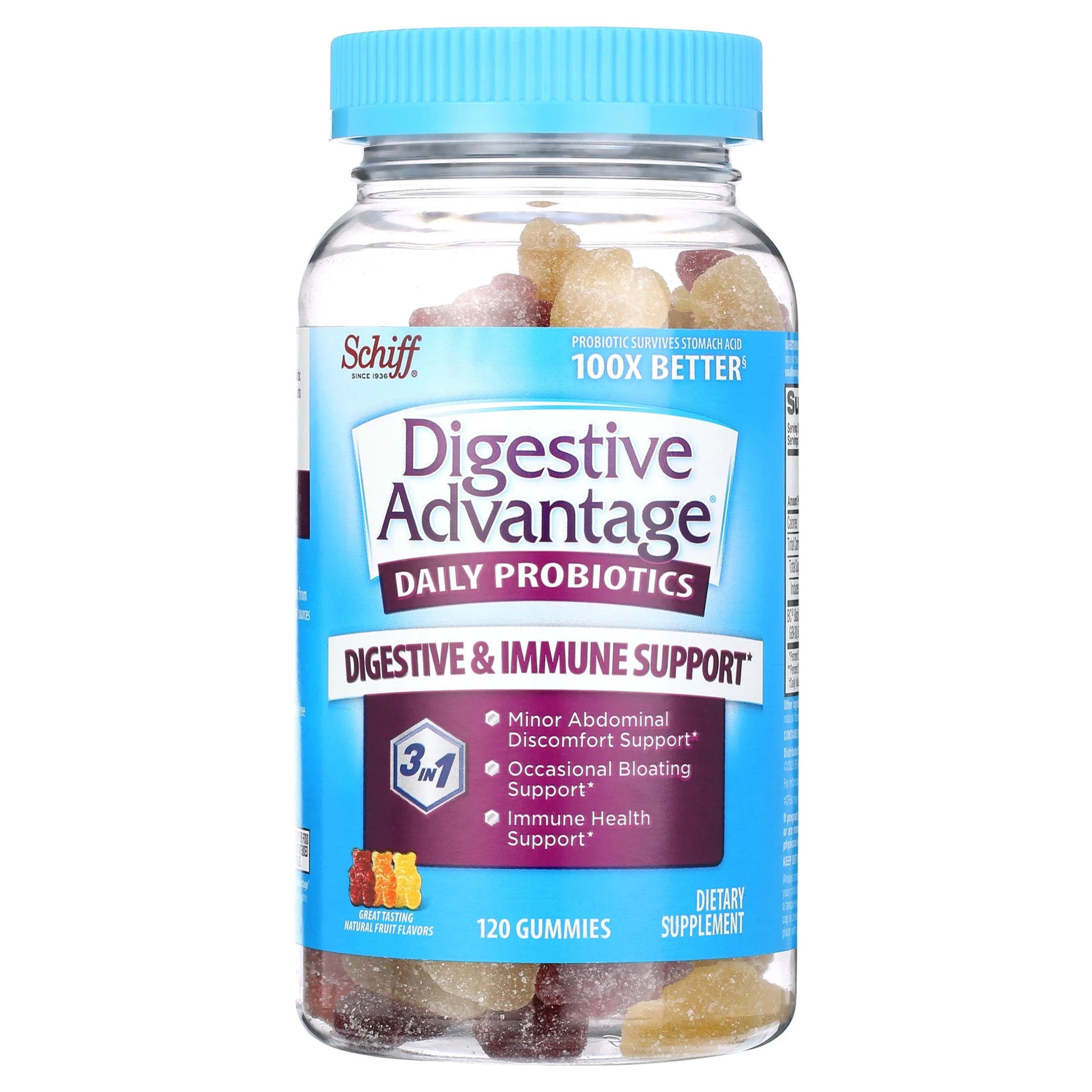 Digestive Advantage Probiotic Gummies (120 Count)