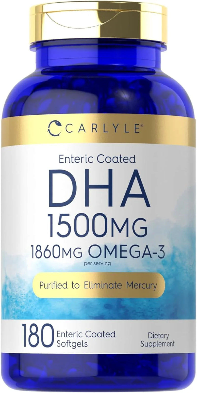 DHA Supplement 1500Mg | 180 Softgels | by