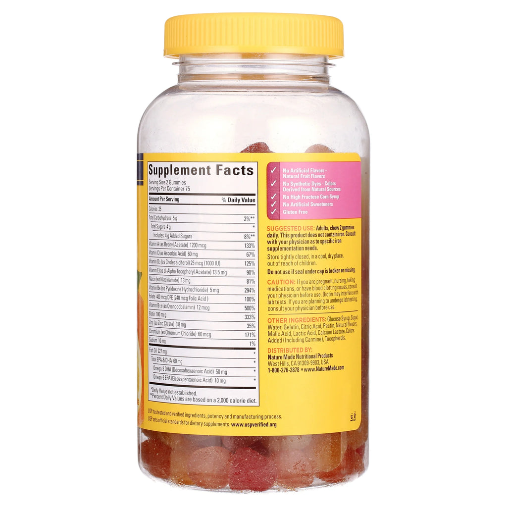 NATUREMADE ADULT GUMMIES, MULTI for HER 150 GUMMIES