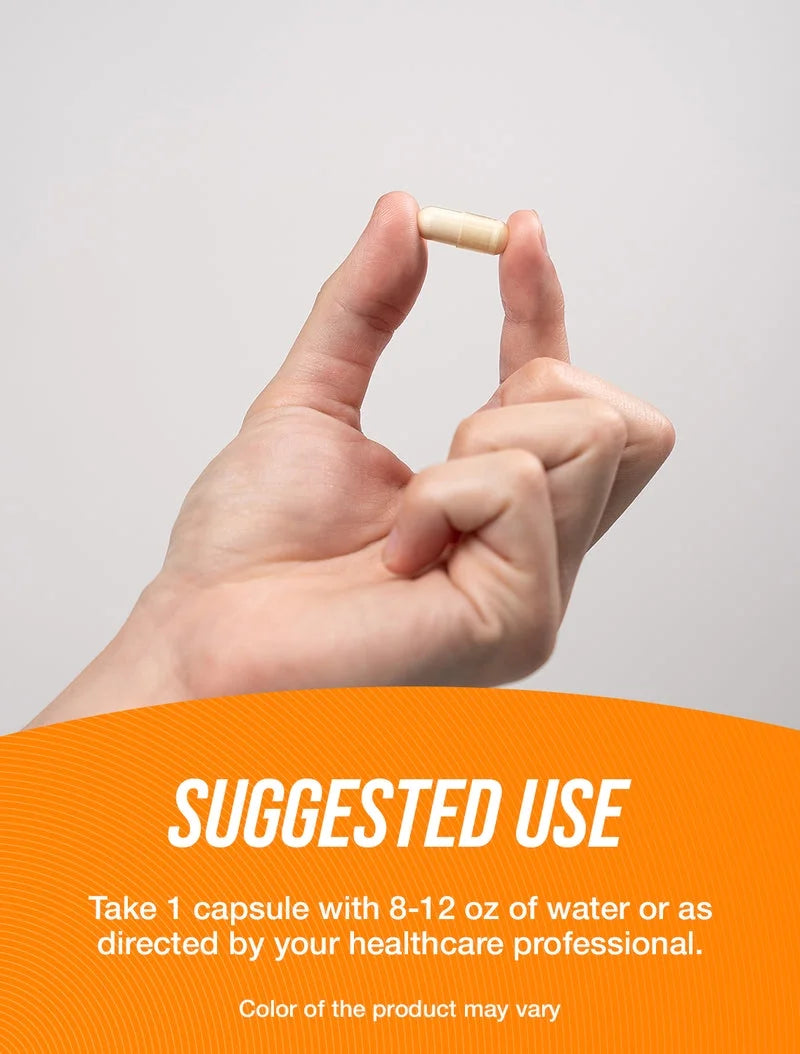 5-HTP 200Mg Capsules - 5-Hydroxytryptophan, Dietary Supplement - 1 Capsule per Serving, 120 Count