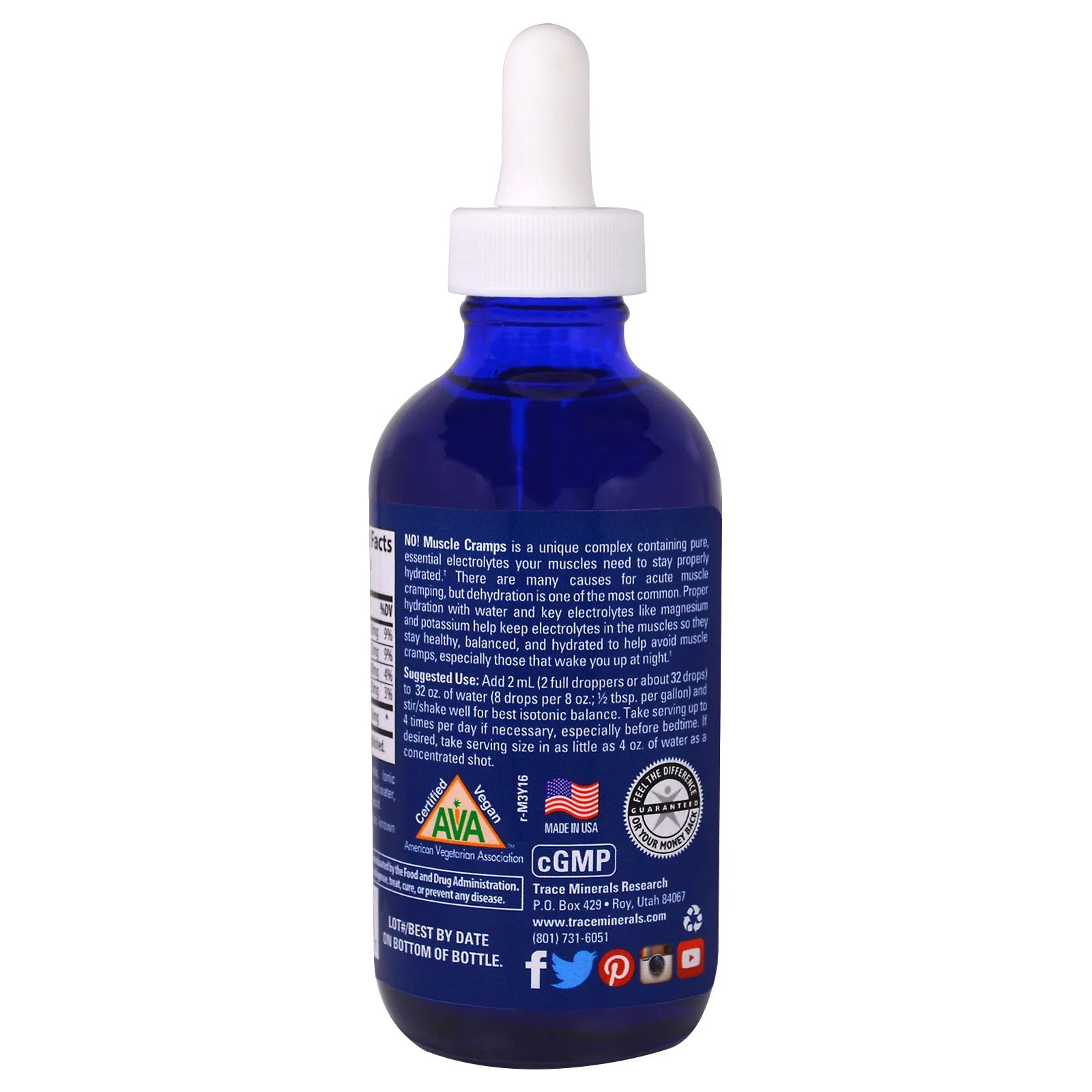 Minerals ® No! Muscle Cramps, 4.06 Fl Oz (120 Ml)