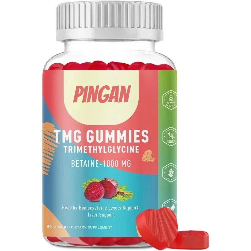 Tmg Trimethylglycine Soft Candy Supplement, Energy, Methylation and Immune Support, Liver Health, Gluten Free, 60 Capsules