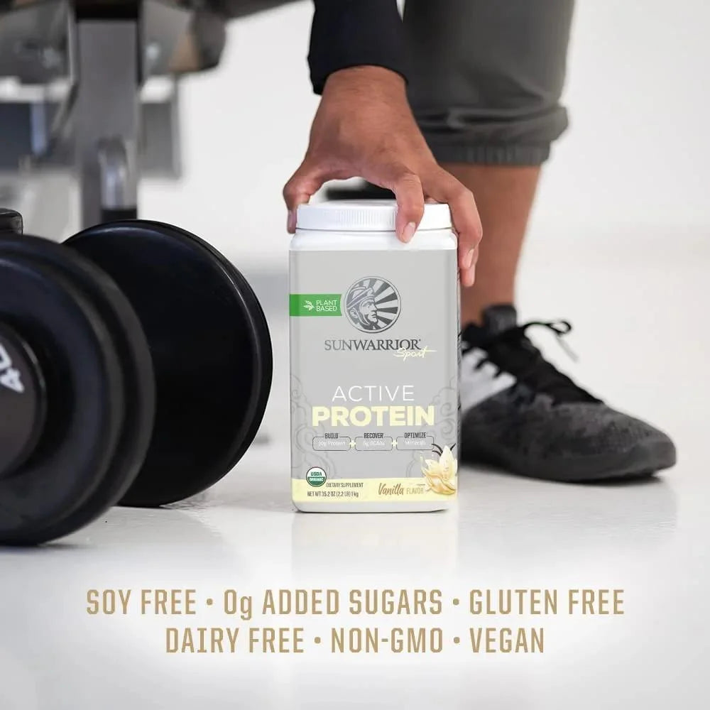 Sport Organic Active Protein Vanilla Vegan Protein Powder 20 Servings