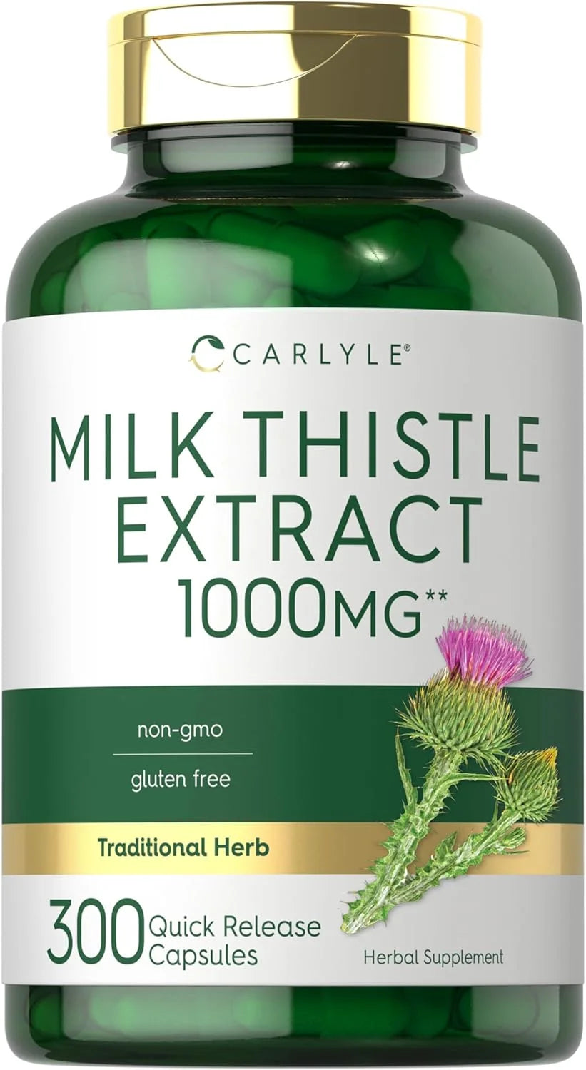 Milk Thistle 1000Mg Extract | 300 Capsules for Men and Women | by