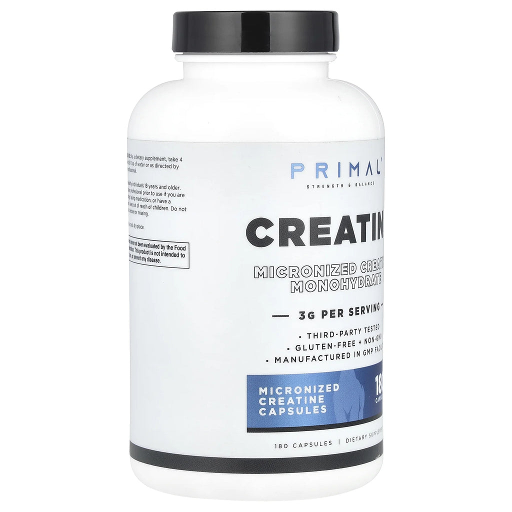 Creatine, 180 Capsules (0.75 G per Capsule)