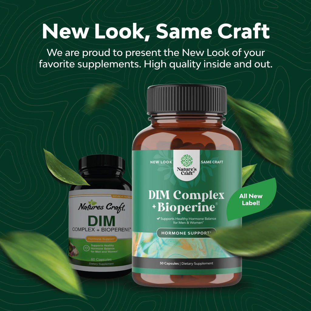 Extra Strength Diindolylmethane Dim Supplement - 300Mg per Serving DIM Hormone Balance for Women and Men - Balancing Estrogen Supplement for Women and Men for Menopause and Metabolism Support