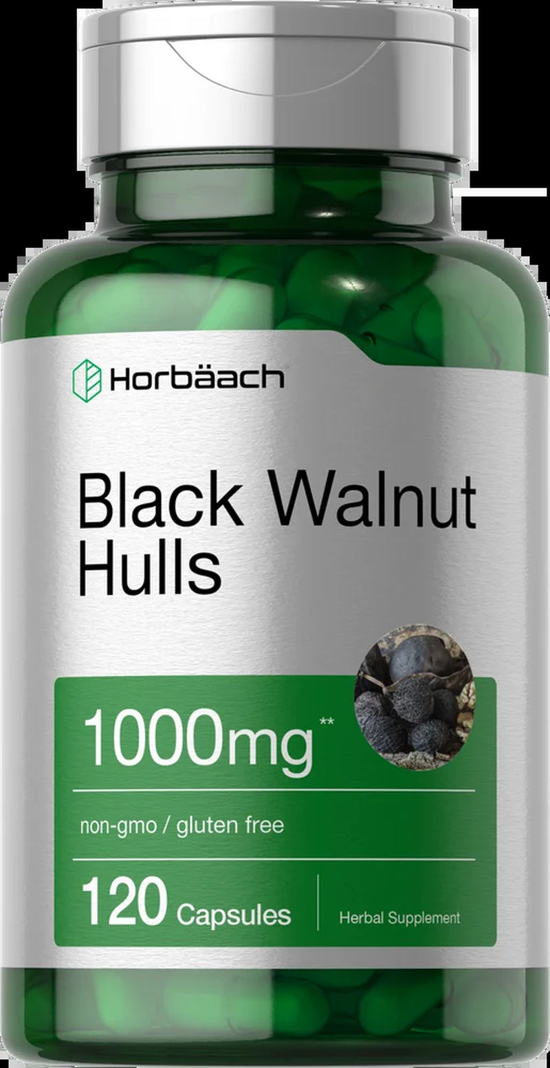 Black Walnut Hulls | 1000 Mg | 120 Capsules for Men and Women | by