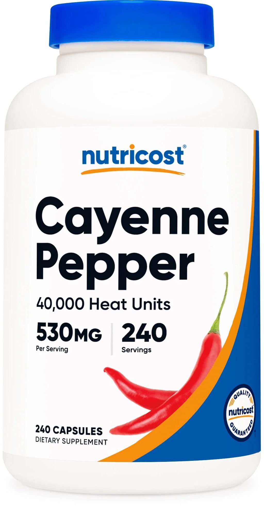 Cayenne Pepper 530Mg, 240 Capsules - Gluten Free, Non-Gmo Supplement