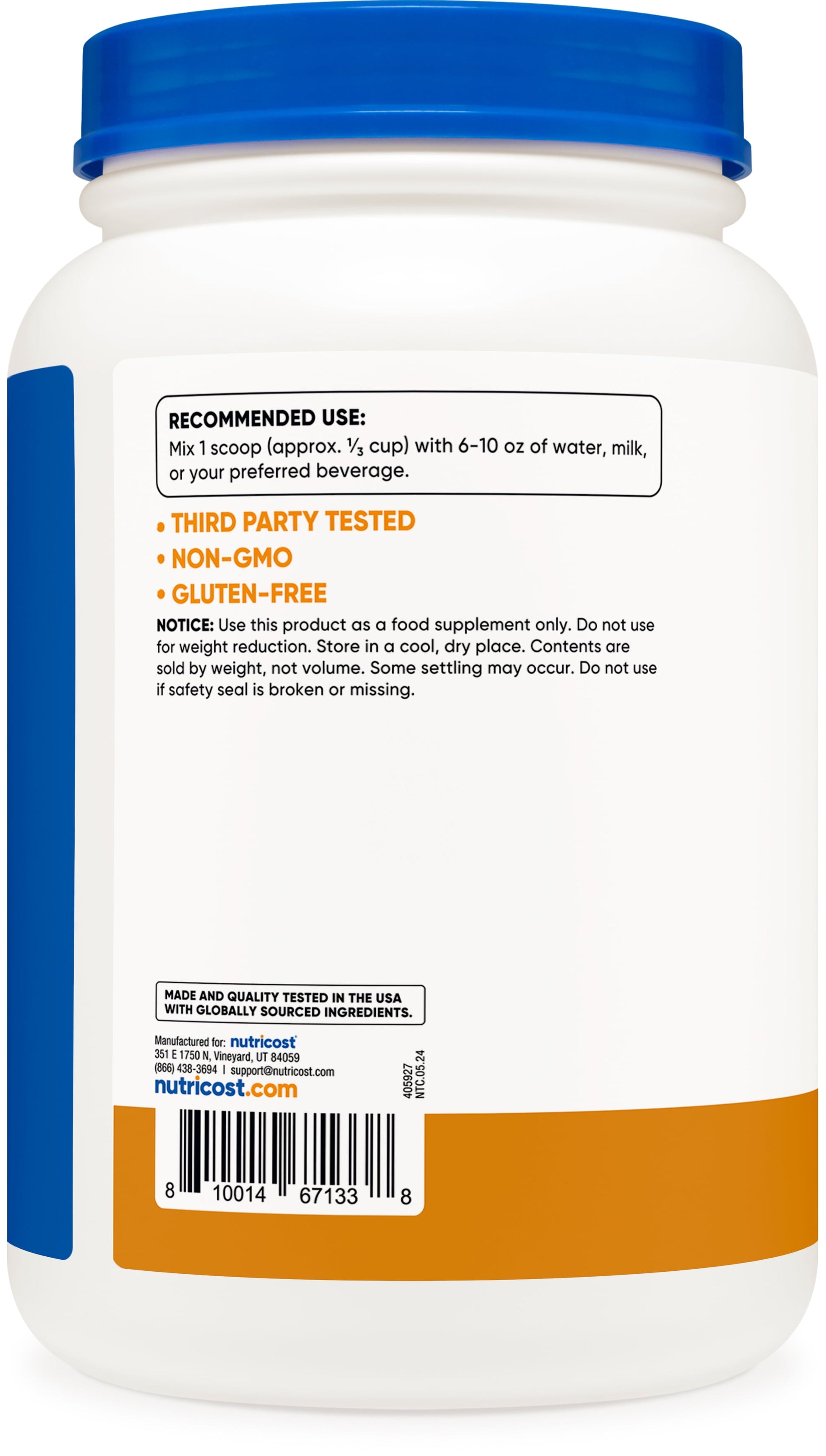 Whey Protein Concentrate Powder (Chocolate Peanut Butter) 2LBS