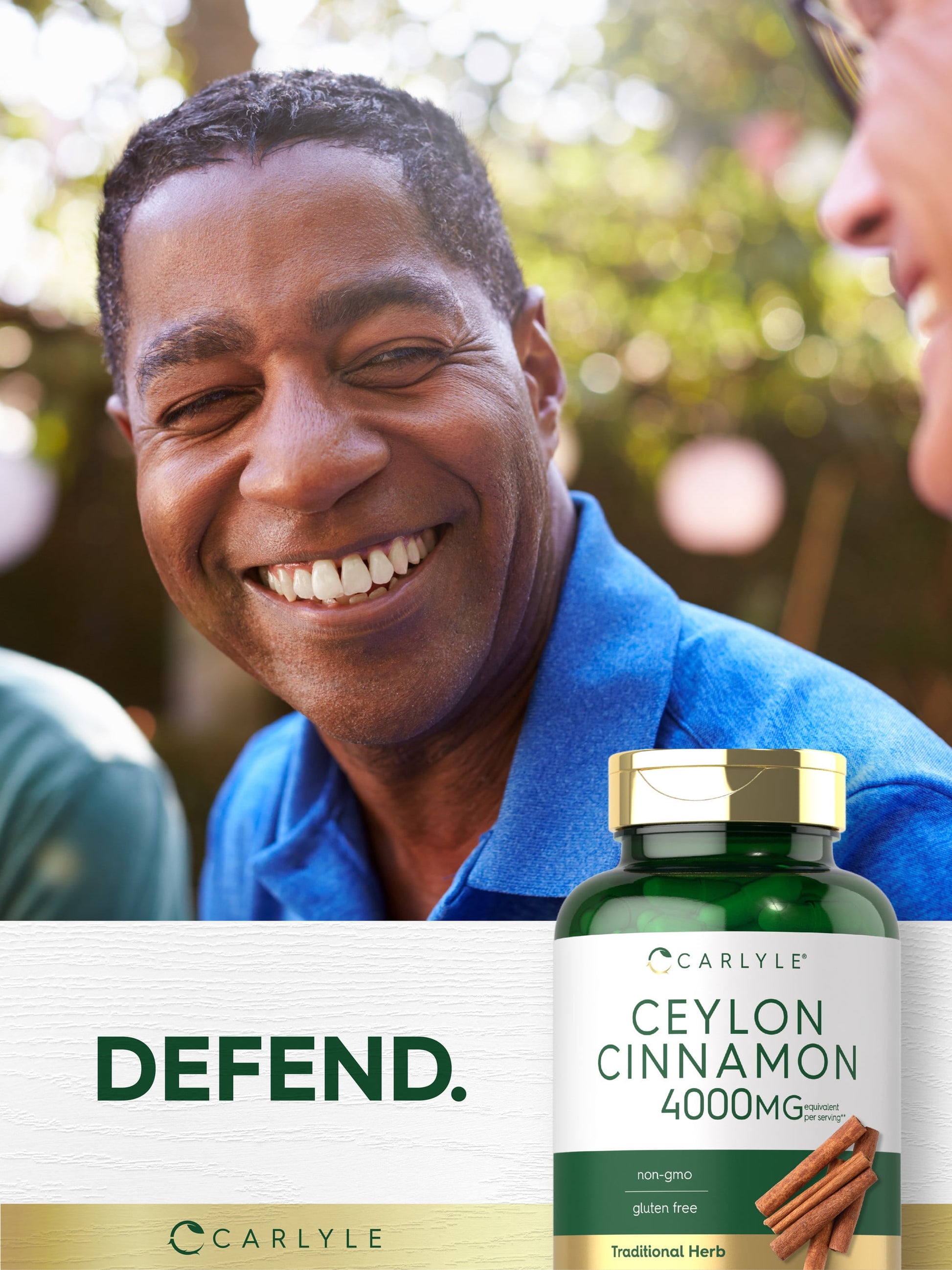 Ceylon Cinnamon Capsules | 4000Mg | 120 Count | Non-Gmo and Gluten Free | by