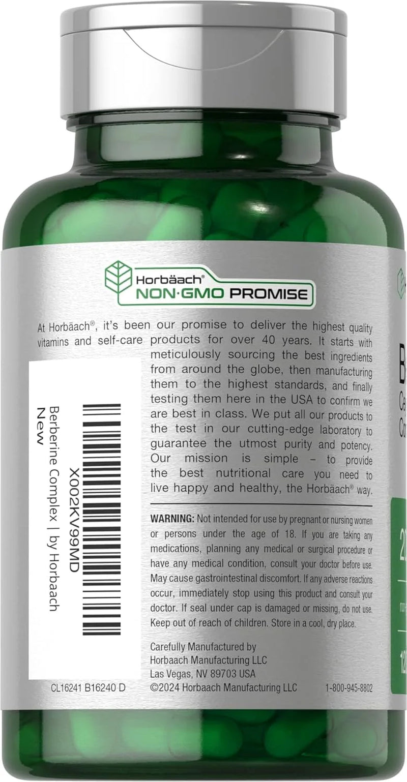 Berberine with Ceylon Cinnamon | 2000Mg | 120 Capsules | by